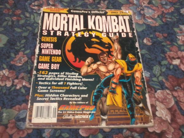 Game Pro Mortal Kombat Strategy Guide year 1993 (importada)